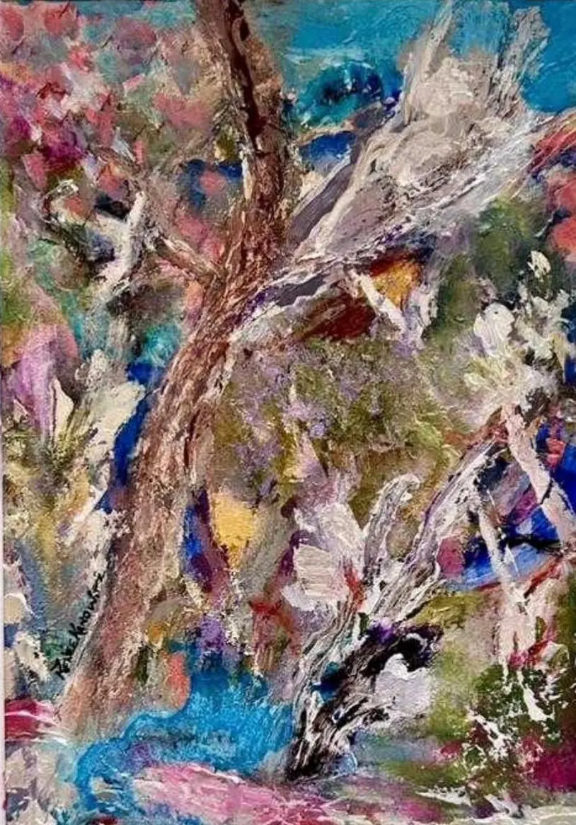 Reaching A Dream, a painting by Renée Kanowitz